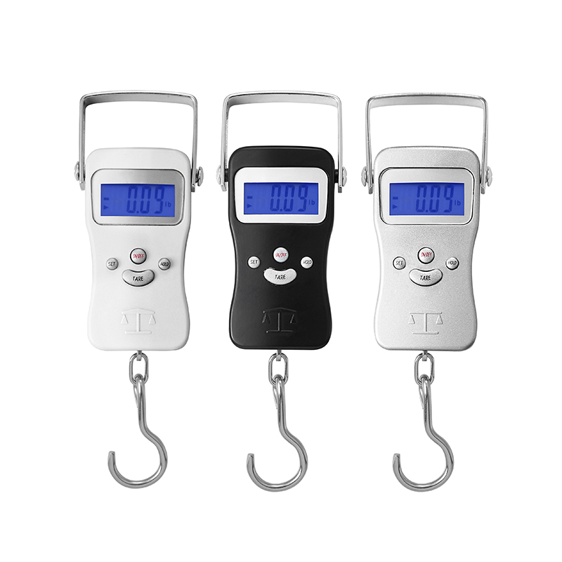 50kg Aluminum Alloy Digital Fish Scale With 1m Tape