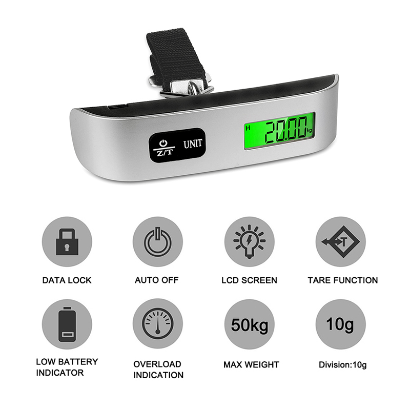 Multifunction Portable Digital Luggage Scale