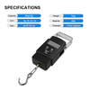 50kg Travel Portable Digital Hanging Fish Scale