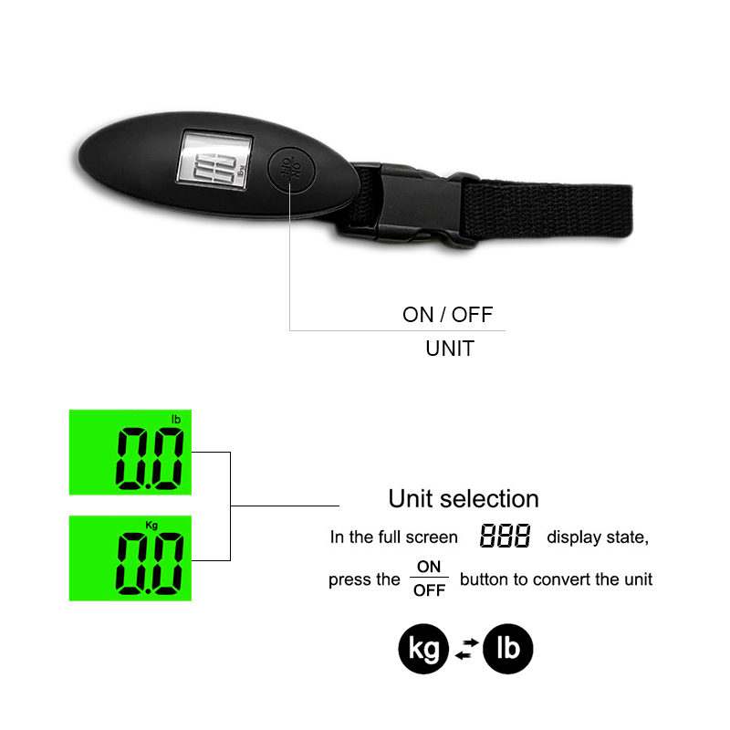 Mini Portable Digital Luggage Pocket Scale